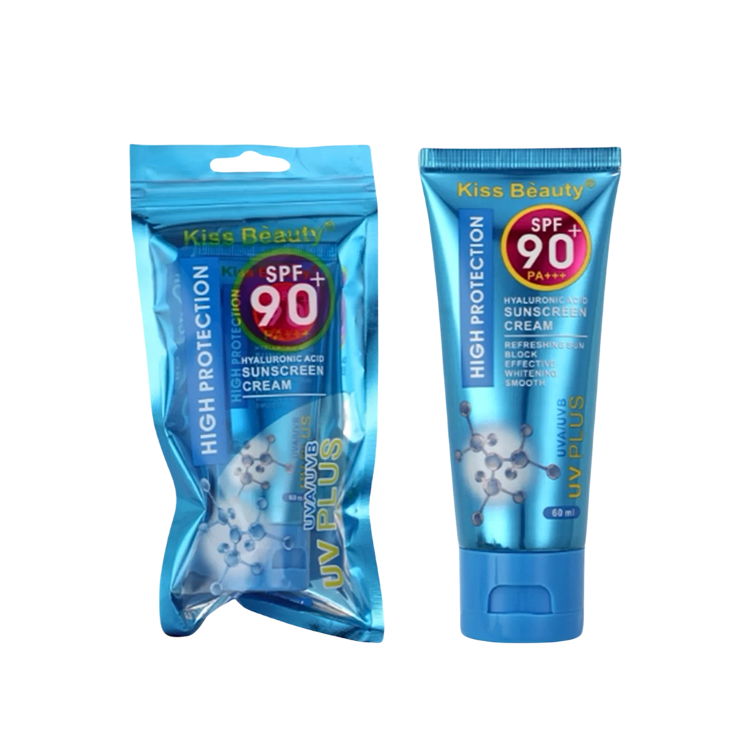 Kiss Beauty Sunscreen Spf90 60ml Blue Kiss Beauty Sunscreen Spf90 60ml Blue